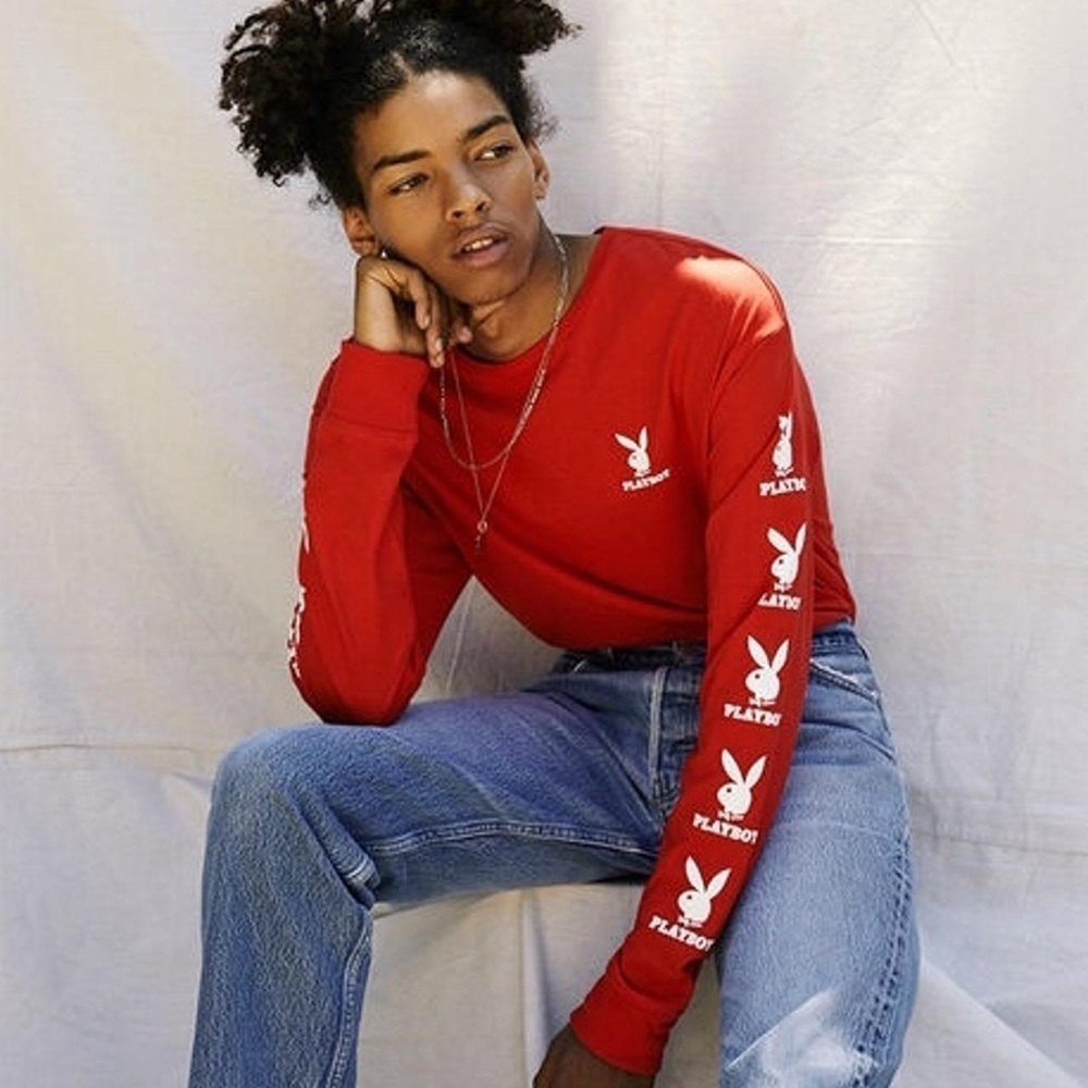 PacSun Playboy Long Sleeve Tee Medium